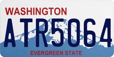 WA license plate ATR5064