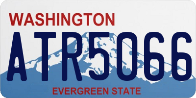 WA license plate ATR5066