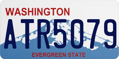 WA license plate ATR5079