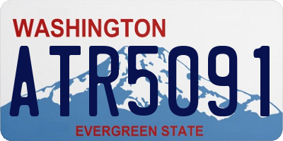 WA license plate ATR5091