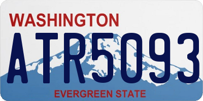 WA license plate ATR5093
