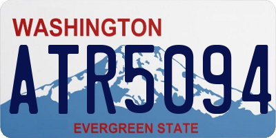 WA license plate ATR5094