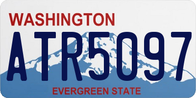 WA license plate ATR5097