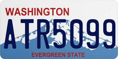 WA license plate ATR5099