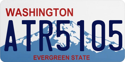 WA license plate ATR5105