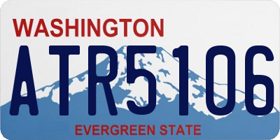 WA license plate ATR5106