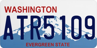 WA license plate ATR5109