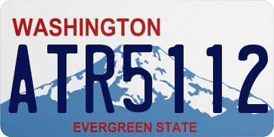 WA license plate ATR5112