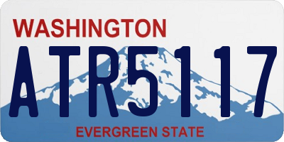 WA license plate ATR5117