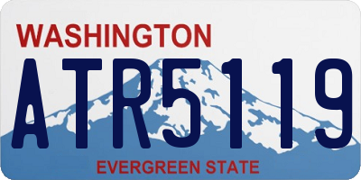 WA license plate ATR5119