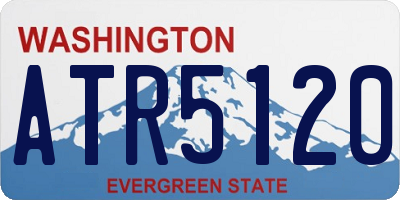 WA license plate ATR5120