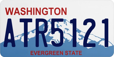 WA license plate ATR5121