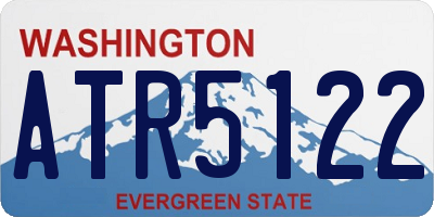 WA license plate ATR5122