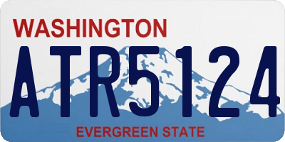 WA license plate ATR5124
