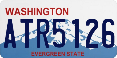 WA license plate ATR5126