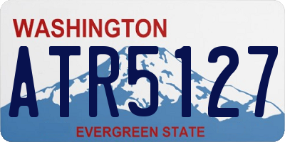 WA license plate ATR5127