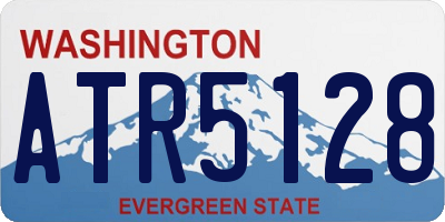 WA license plate ATR5128