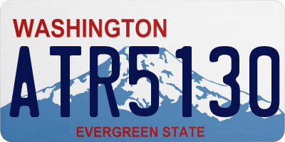 WA license plate ATR5130