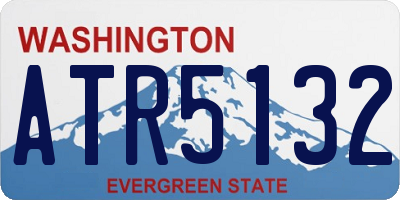 WA license plate ATR5132