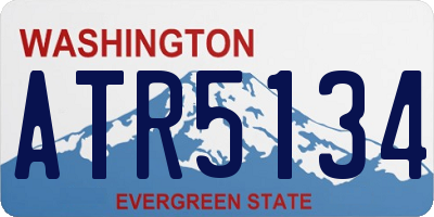 WA license plate ATR5134