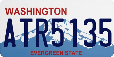 WA license plate ATR5135