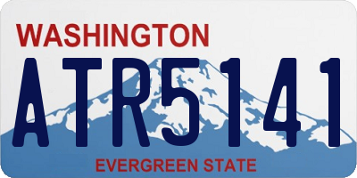 WA license plate ATR5141