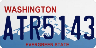 WA license plate ATR5143