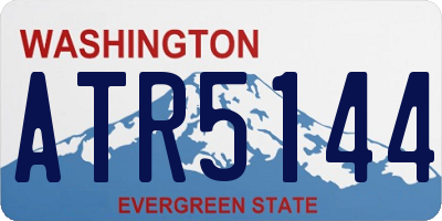 WA license plate ATR5144