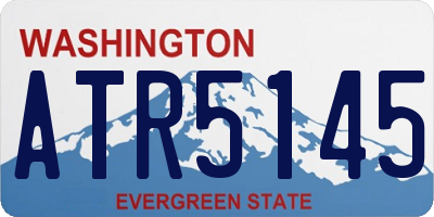 WA license plate ATR5145