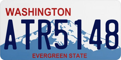 WA license plate ATR5148