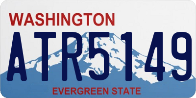 WA license plate ATR5149