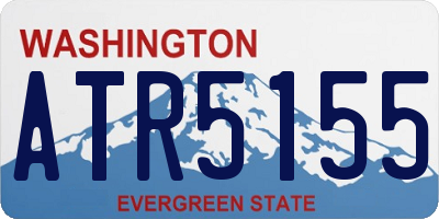 WA license plate ATR5155
