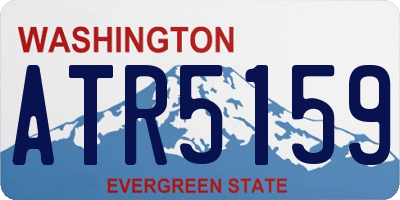 WA license plate ATR5159