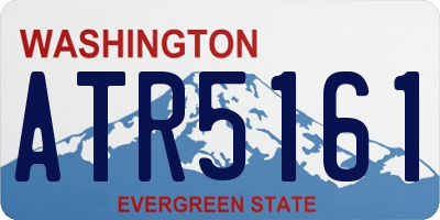 WA license plate ATR5161