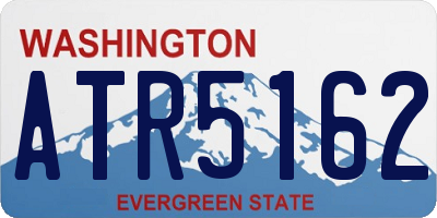 WA license plate ATR5162