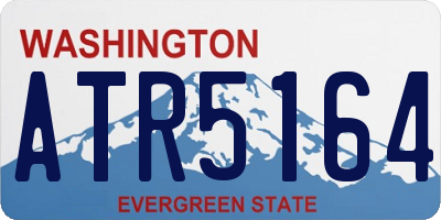 WA license plate ATR5164