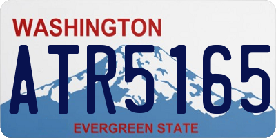 WA license plate ATR5165