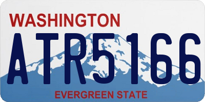 WA license plate ATR5166
