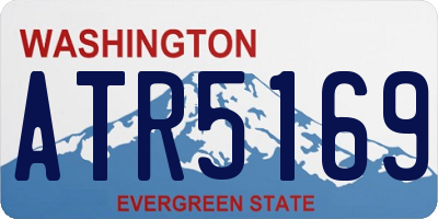 WA license plate ATR5169