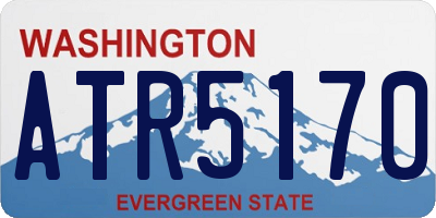 WA license plate ATR5170