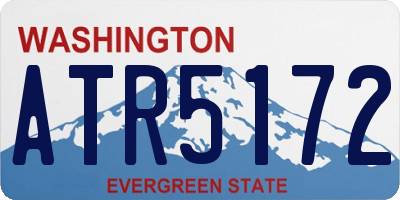 WA license plate ATR5172