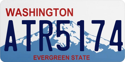 WA license plate ATR5174