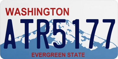 WA license plate ATR5177
