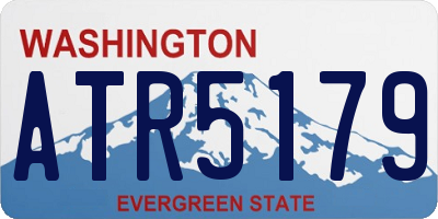 WA license plate ATR5179