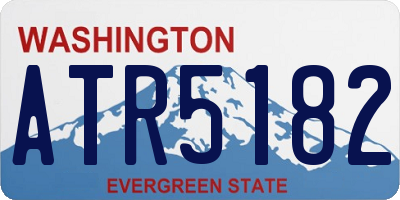 WA license plate ATR5182