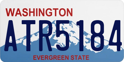 WA license plate ATR5184