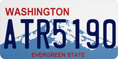 WA license plate ATR5190