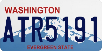 WA license plate ATR5191