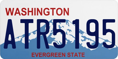 WA license plate ATR5195