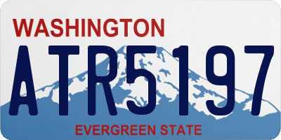 WA license plate ATR5197